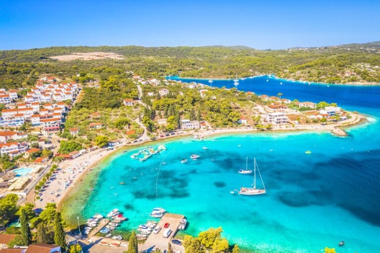 Ankerplass i Kroatia