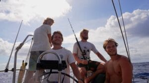 Stabukk sailing på atlanterhavet