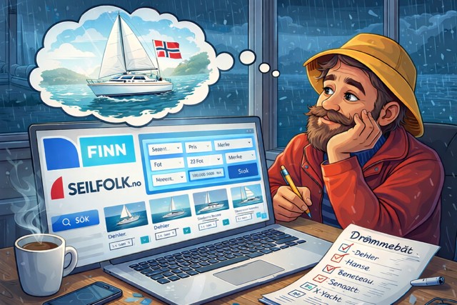 Jakten på den perfekt seilbåten på Finn.no