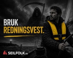 Redningsvesten er det viktigste sikkerhetsutstyret om bord – og den virker bare når du har den på deg.