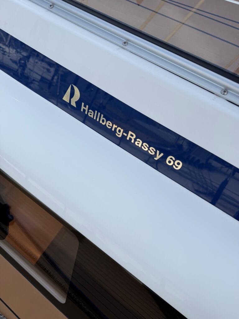 Hallberg-Rassy 69 var en av messens største attraksjoner.