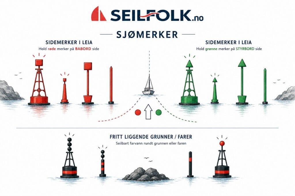 En trygg seilas starter med å forstå sjømerkene rundt deg.