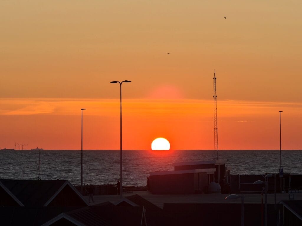 Flott solnedgang over Læsø